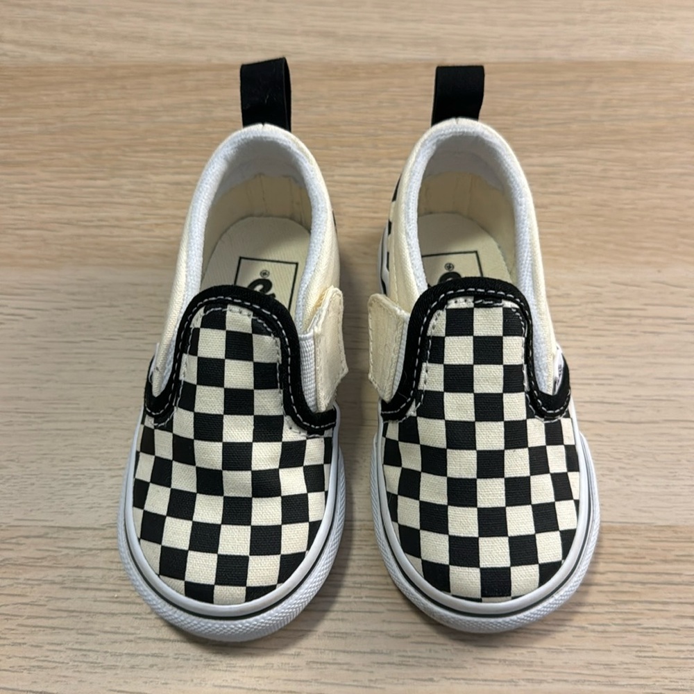Vans Toddler Slip-On V Checkerboard Shoe